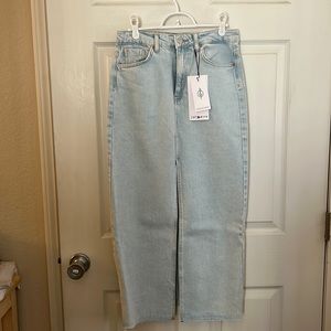 Stradivarius denim midi skirt